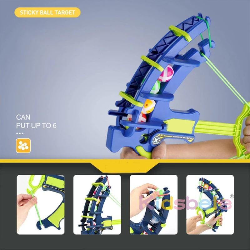 Dinosaur Sticky Ball Bow Target Dartboard Elephant Educational Toy Kids Slingshot Play Arrow Toy Set Children Outdoor Game Toys - Imperio Js